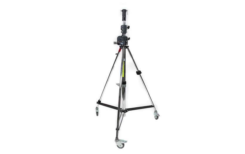 Manfrotto 087NW Double Riser Wind Up Stand – Wheel Base