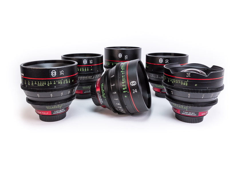 Canon CN-E Cine Prime Lens Set